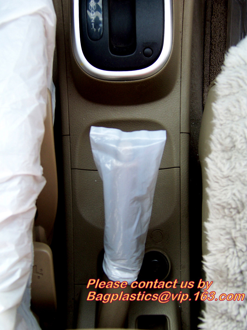 Car Disposable Plastic Seat Covers Vehicle Protectors, Five Set of Vehicle Maintenance Protection, Masking Dust Covers