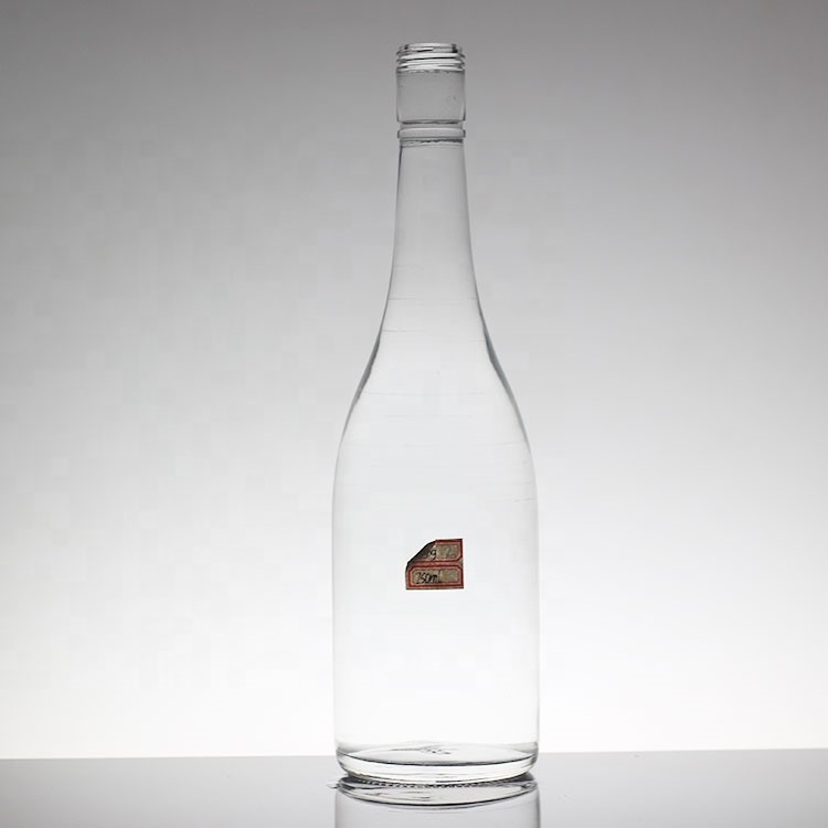 Decal Glass Vodka Bottle 1 Liter 1.75 Liter Empty 500ml 700ml 750ml Champagne Bottle