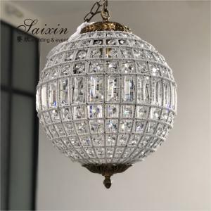 China Round Crystal Ball Chandelier Lighting Fixture Lamp Chandeliers Ceiling  60cm on sale