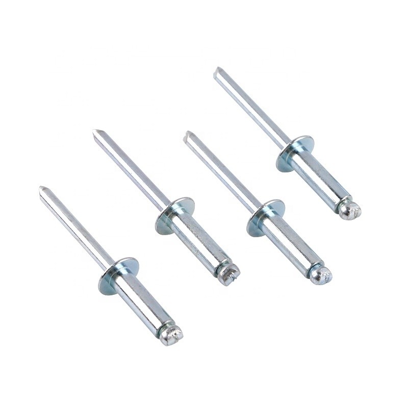 Bright Solid Aluminum Rivets , Domed Head Rivet 3.2×30mm size