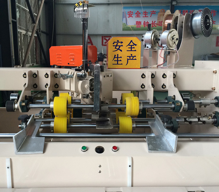 Jiguo 3200mm Sheet Carton Automatic Box Stitching Machine Semi Auto Double Piece