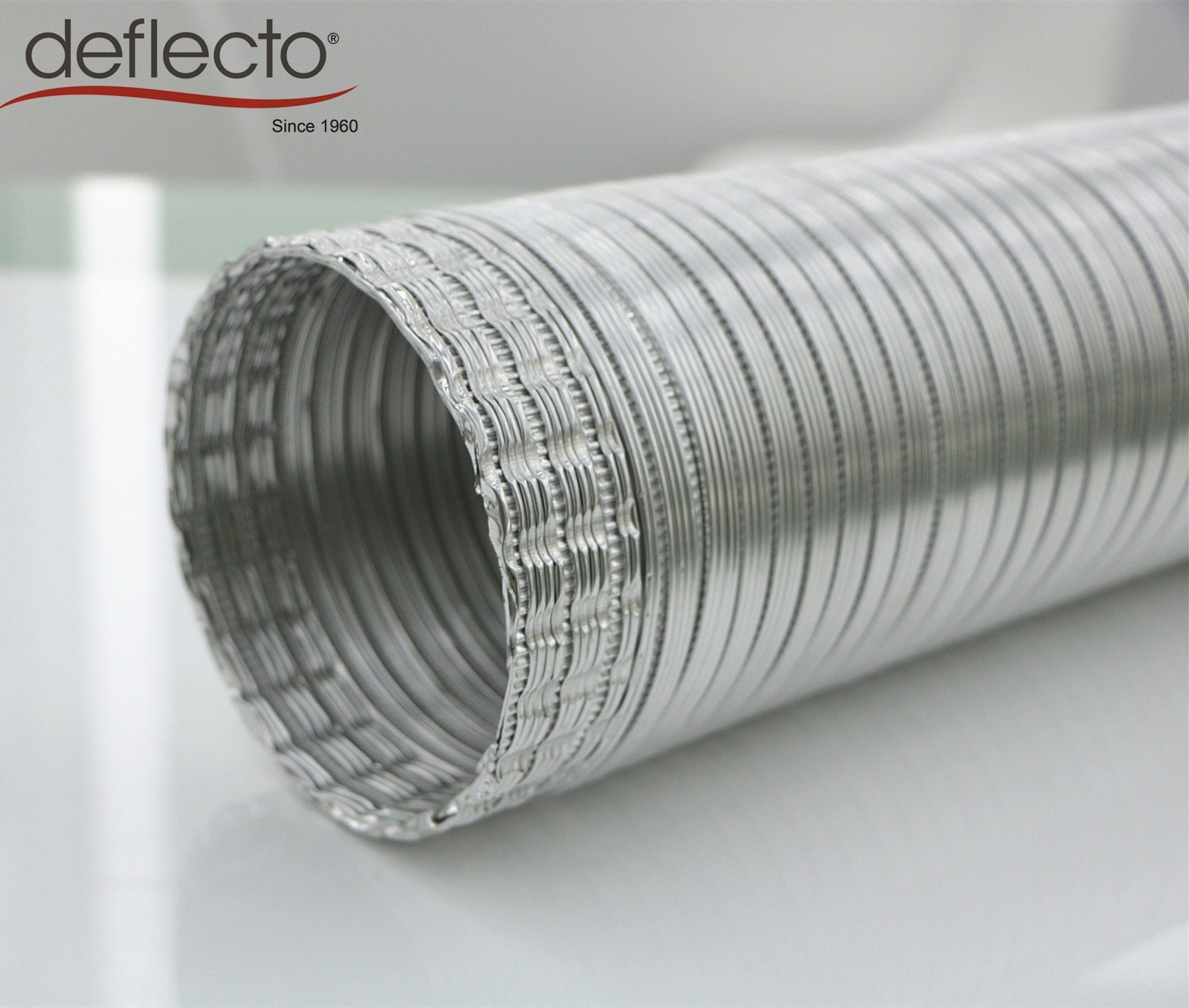 4 Inch X 8 Ft Semi Rigid Aluminum Duct Crimped Ended Easy Install ISO Approved