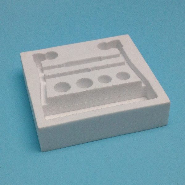 CNC Die Cut Out Foam Inserts , White Protective Padded Divider Insert