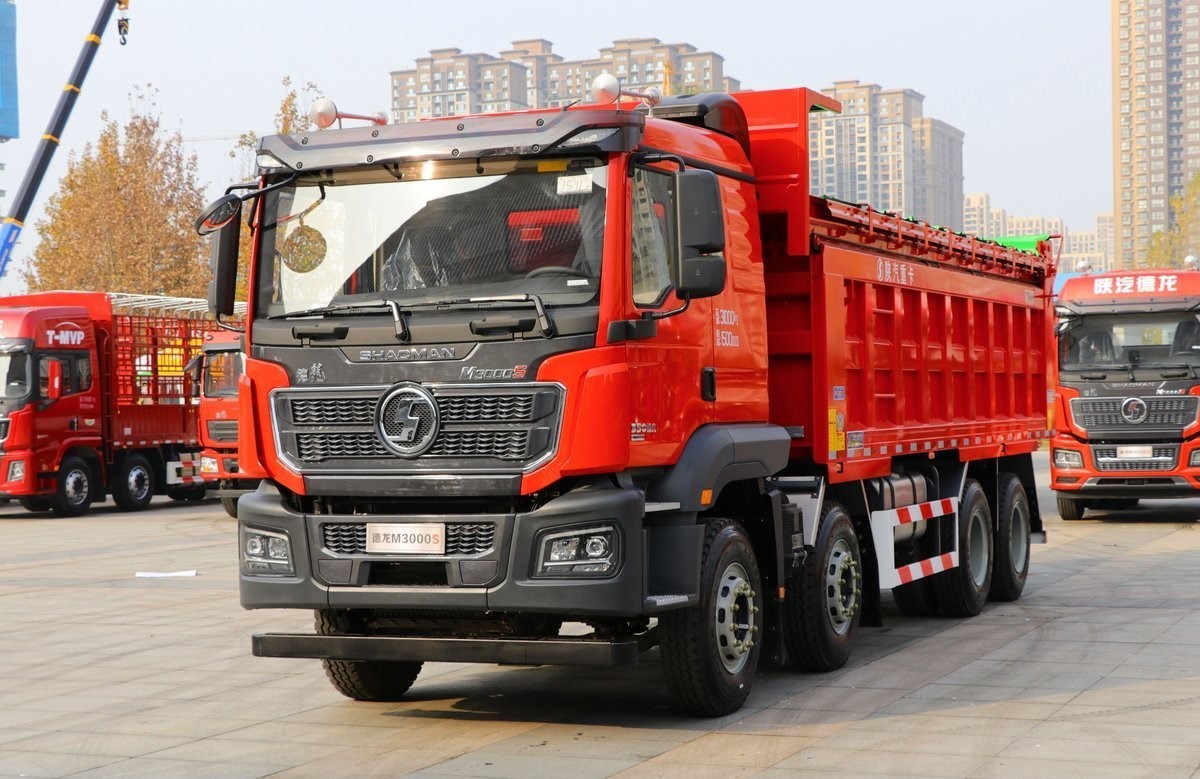 Shacman Delong new M3000 430hp 8X4 6.2m dump trucks high efficiency