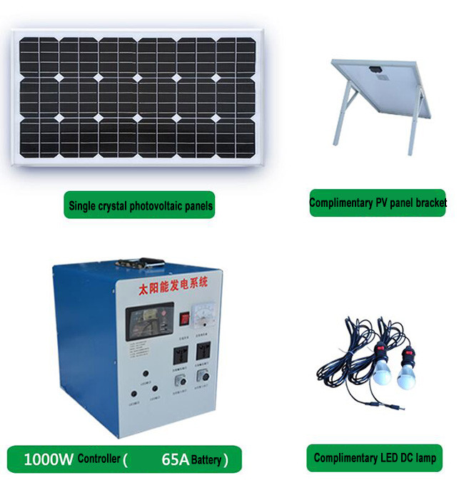 Customized 5kw Off Grid Solar Generator System Easy Installation Long Lifespan