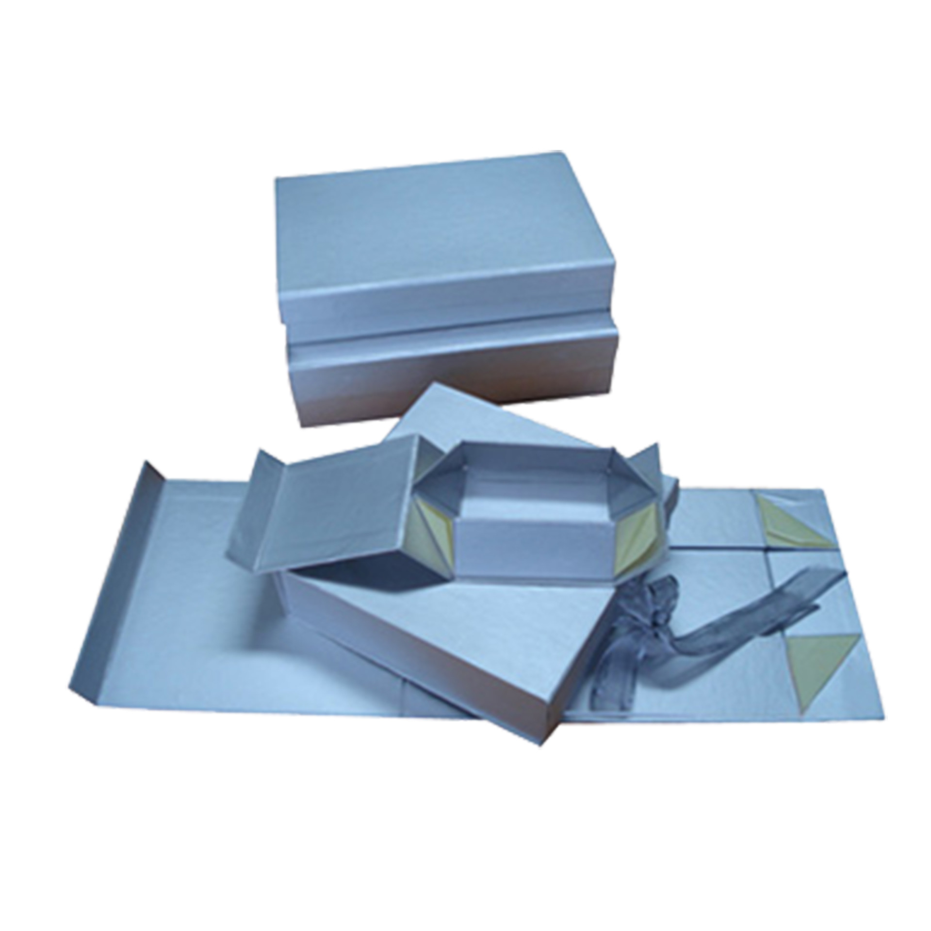 Handmade Foldable Paper Box Collapsible Foldable Cardboard Boxes With Window
