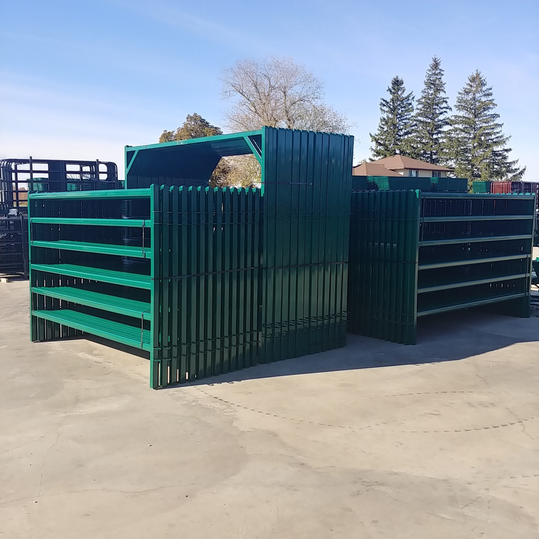 Back Yard Garden Animal Husbandry Iron Temporary Corral Fencing