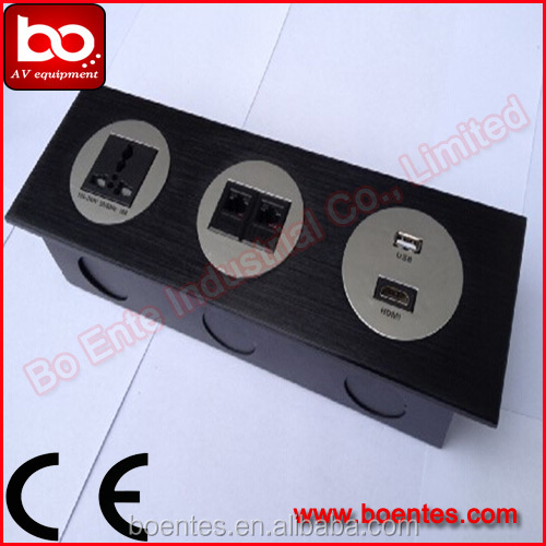 BNT Hotel Wall Multiple Power Socket Panel for USB / HD--MI / VGA / Lan