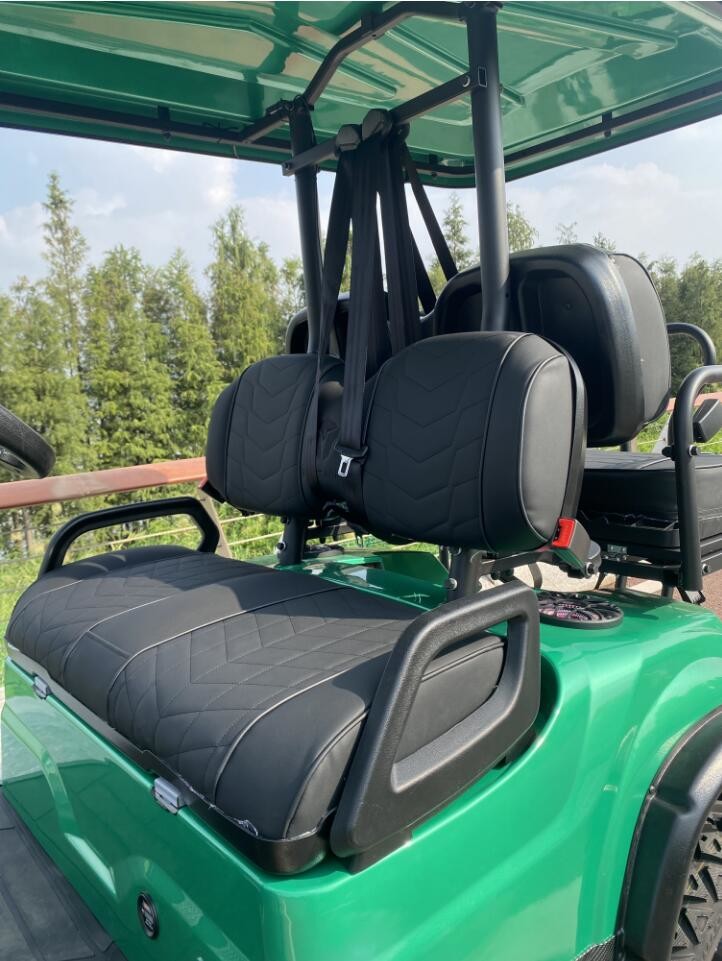 Double A Arm Constrution 60V PMSN System Electric Golf Cart With RGB Light