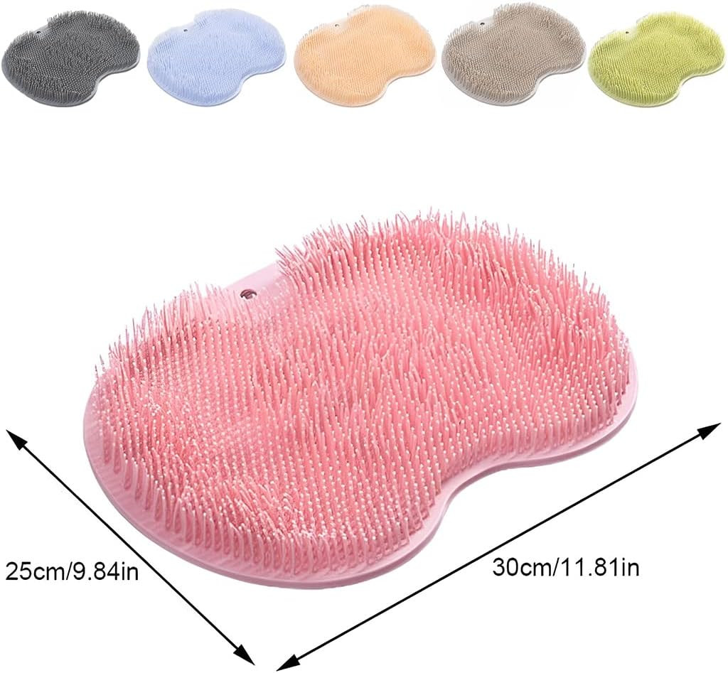 Nontoxic Anti Slip Silicone Foot Brush Odorless Silicone Shower Foot Scrubber