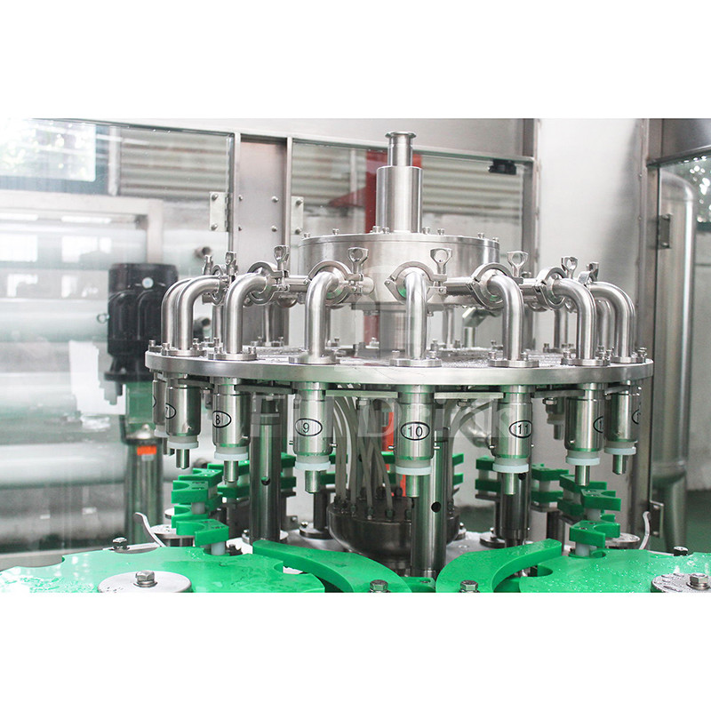 High Temperature Juice Bottle Filling Machine with Cap Sorting Elevator