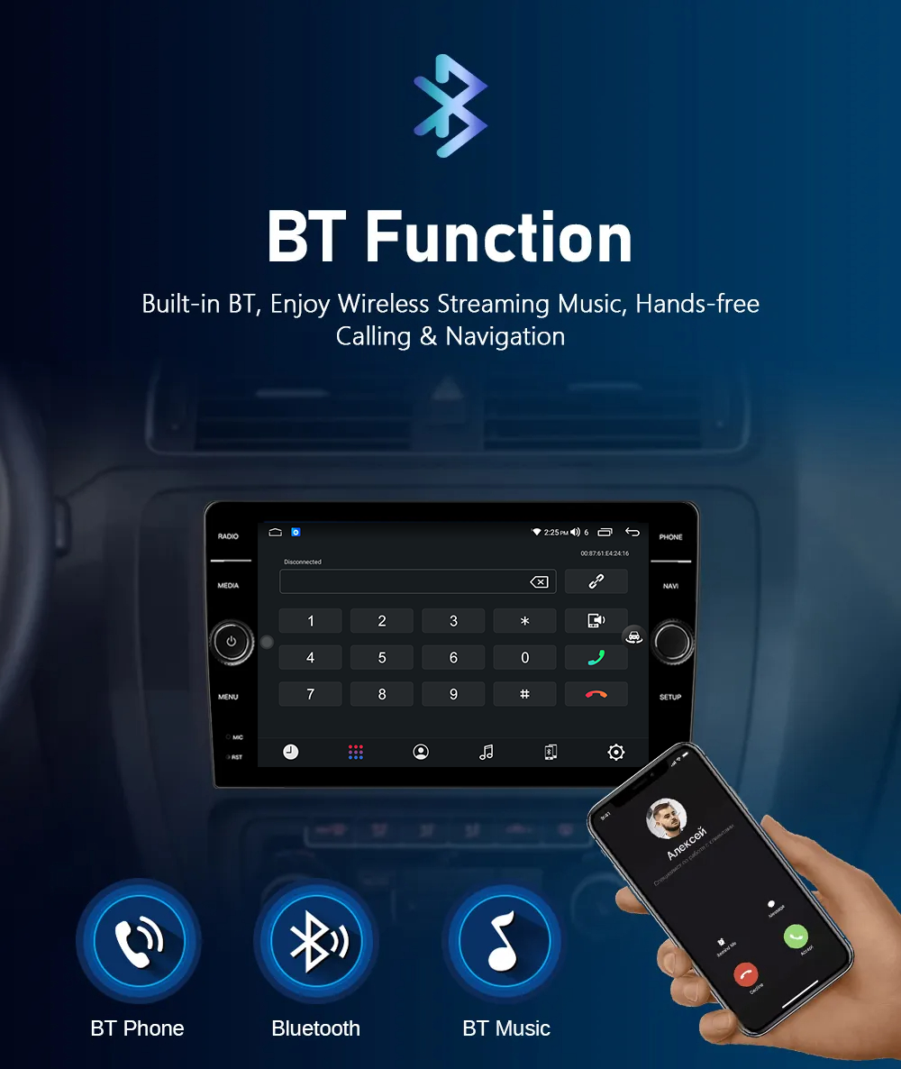 10 inch Android Car Radio GPS for VW Caravelle T5 T6 2016 2017 2018 DSP Amplifier IC