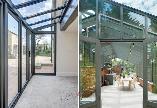 Turning Converting Screened In Porch To Sunroom Double Glazing Glass