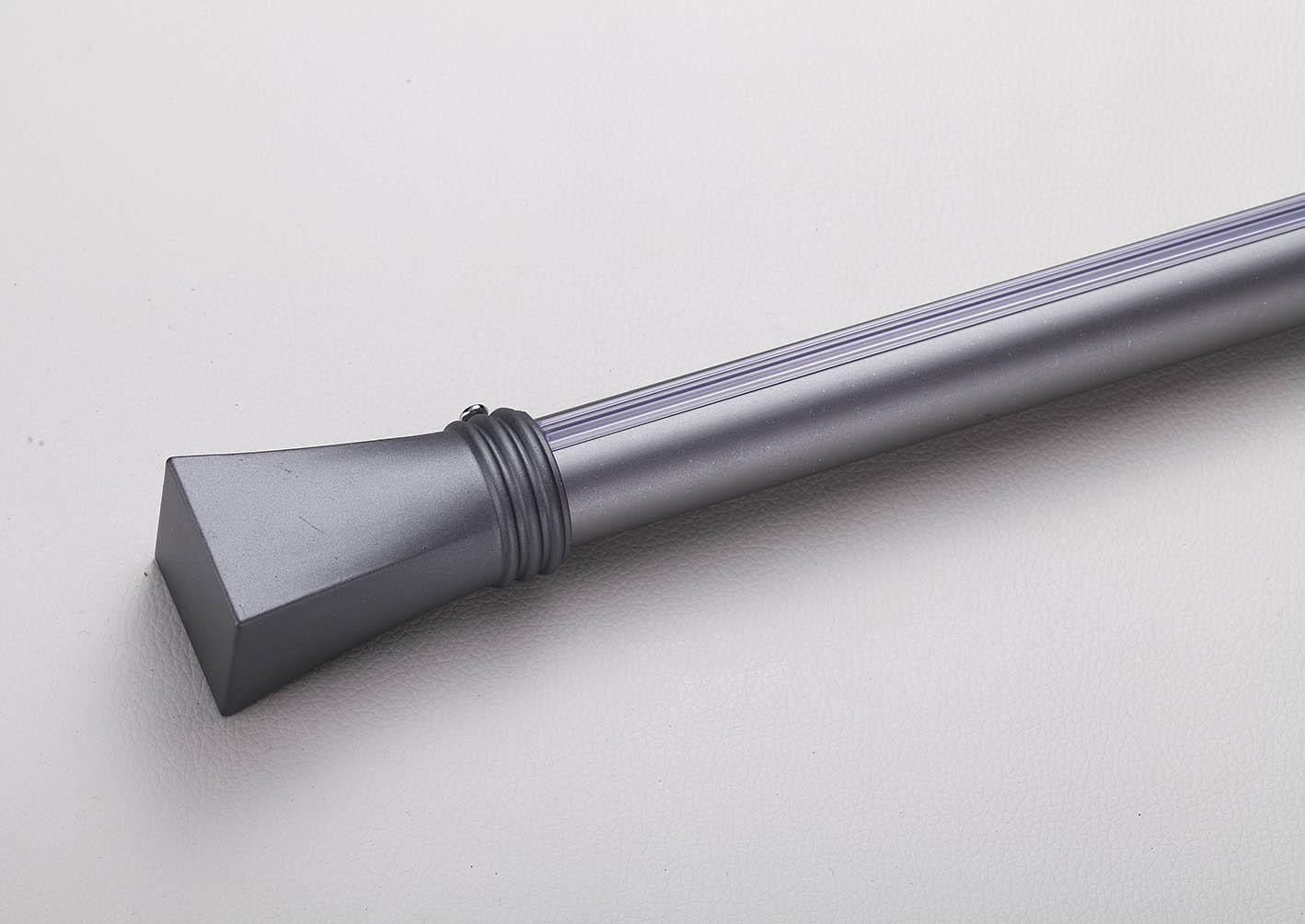 Powder Coating 2m Length 28mm Curtain Rod End Caps Aluminum