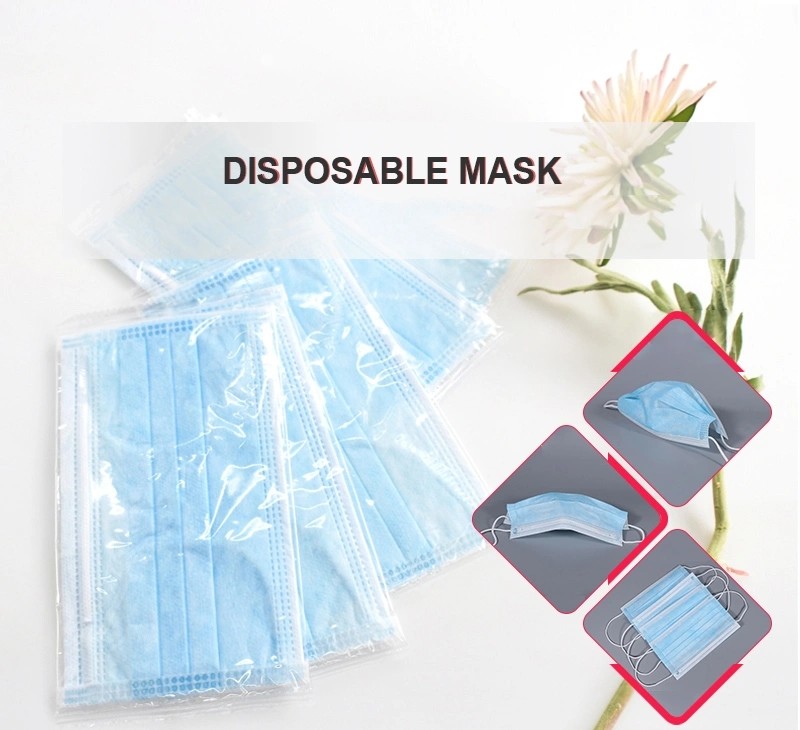 Earloop Non Woven Disposable Mask Anti Pollution Dust Mask Eco Frinedly