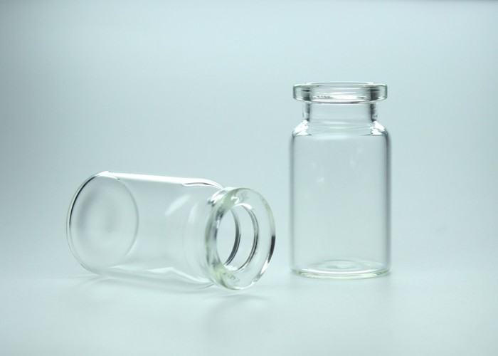 Clear Injection Liquid Small Glass Vials 6ml Capacity Transparent Color