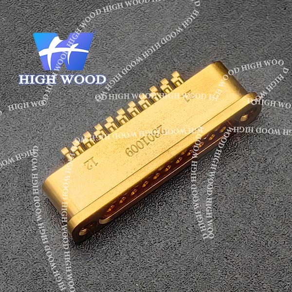 J30J SERIES Glass Sintered Gas Sealed Rectangular Electrical Connector , J30JM1-21ZKH1-Q3