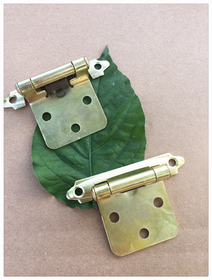 Steel Bp Metal Butterfly Cabinet Hinges , Chrome Butterfly Hinges Satin Nickel Plated