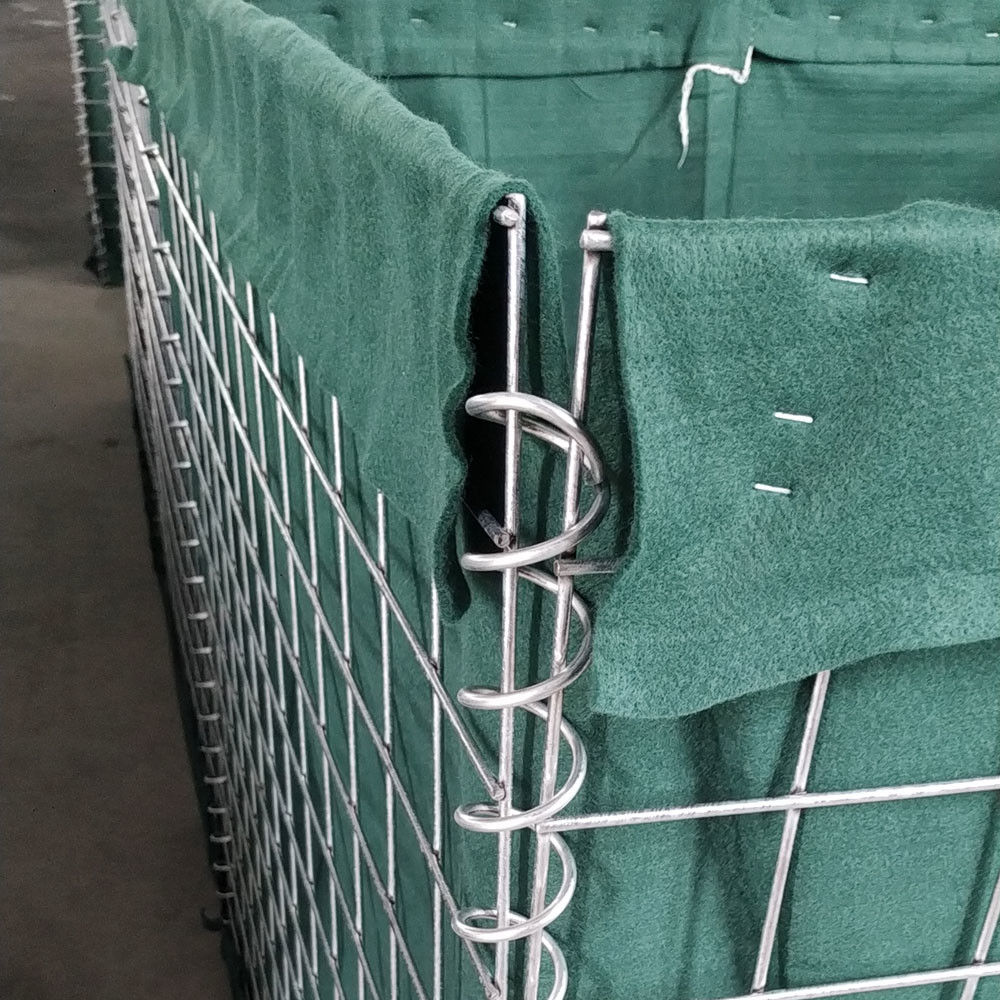 Anti-Corrosion Heavy Duty Gabion Barrier Galfan Coating Mi10 Defensive Barrier For Emergency Retaining Wall