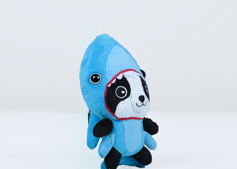 Blue Shark Hat Plush Dog Toys , Lovely Design Plush Dog Stuffed Animal