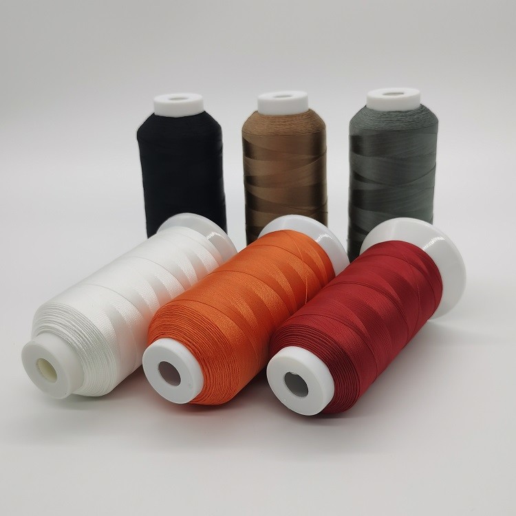 280D/3 Bonded Nylon Thread For Leather Raw White Low Shrinkage