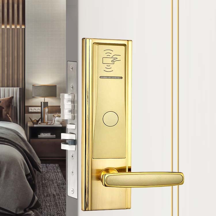 Hotel 125khz Electronic Smart Door Locks. T5577 Rfid Key Card Lock