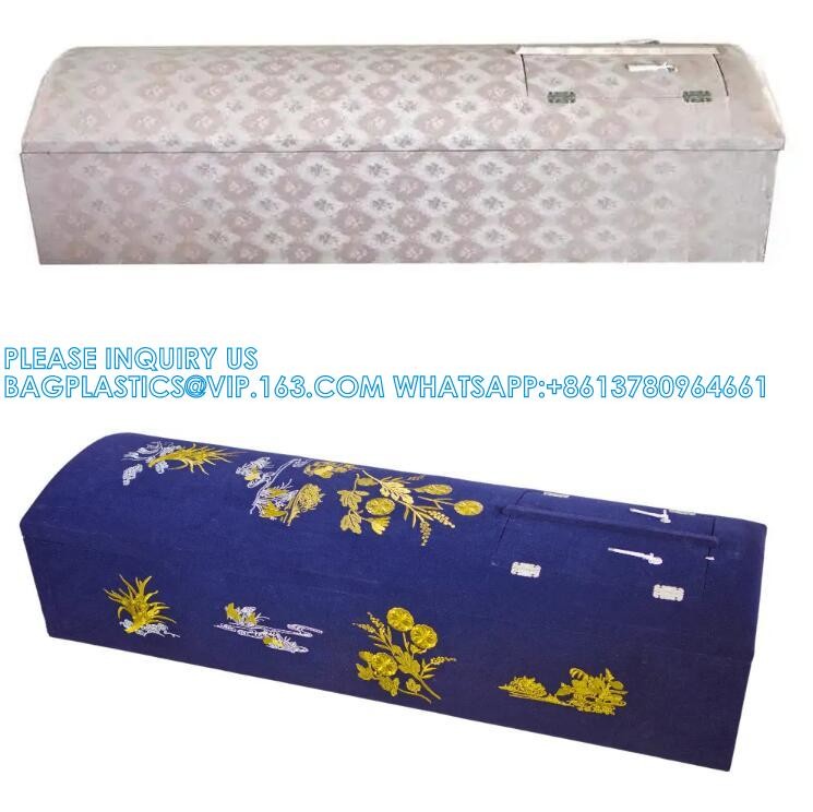 Paulownia Solid Wood Coffin With Carving Funeral Wood Casket Dome Coffin Wooden Casket Dome Shape