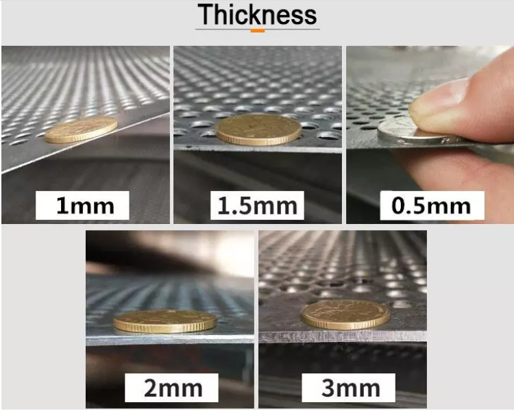 0.1 0.2 0.3mm 0.5mm Grid Aluminum Disk Perforated Galvanized Sheet