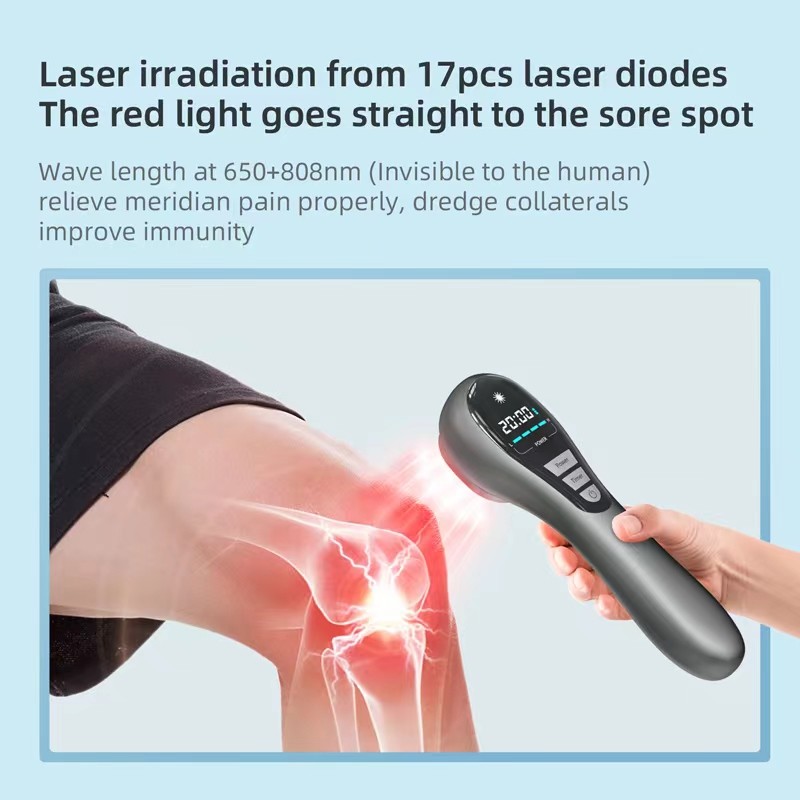 Muscle Pain Relief Acupuncture Lllt Physiotherapy 808nm Cold Laser Therapy Device