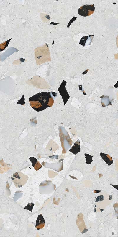 Elegant Terrazzo Matt Porcelain Glazed Tiles Bedroom 60x120cm Floor Tile For Decoration 2 Designs
