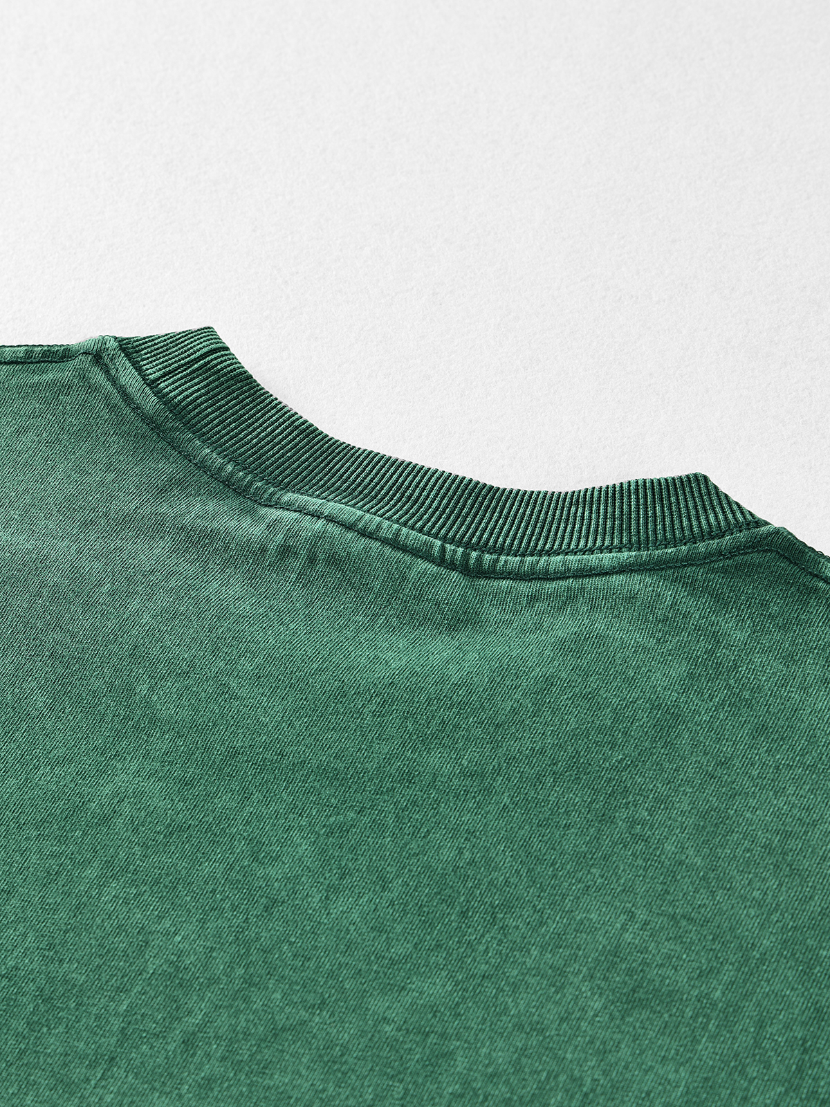 Oversized Heavyweight Cotton Hoodie Dropped Shoulder Embroidery Sweatshirt