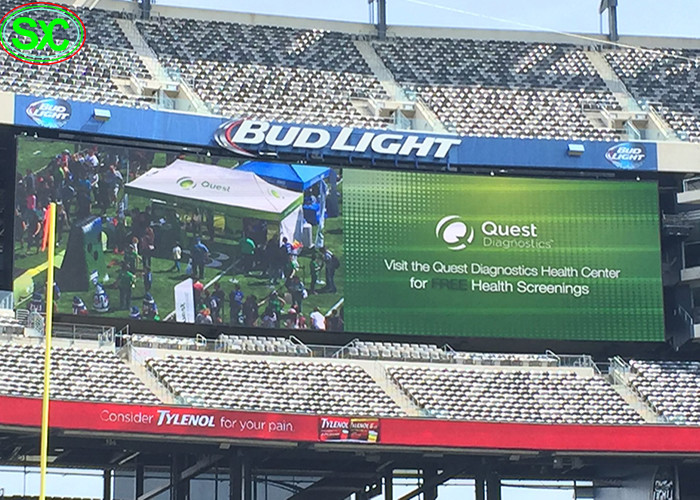 P10 Sports Stadium LED Screen for media and advertising public events