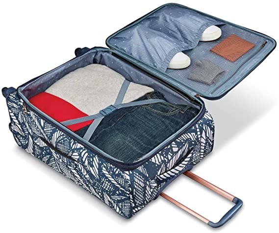 Reinforced Handle 210D Polyester Soft Trolley Luggage