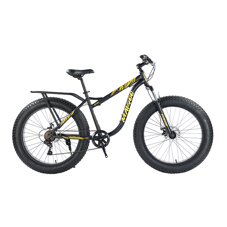 Men'S Steel Frame Fat Bike 26" X 4.0" Shimano 7s Strong Carrier With Customized Logo