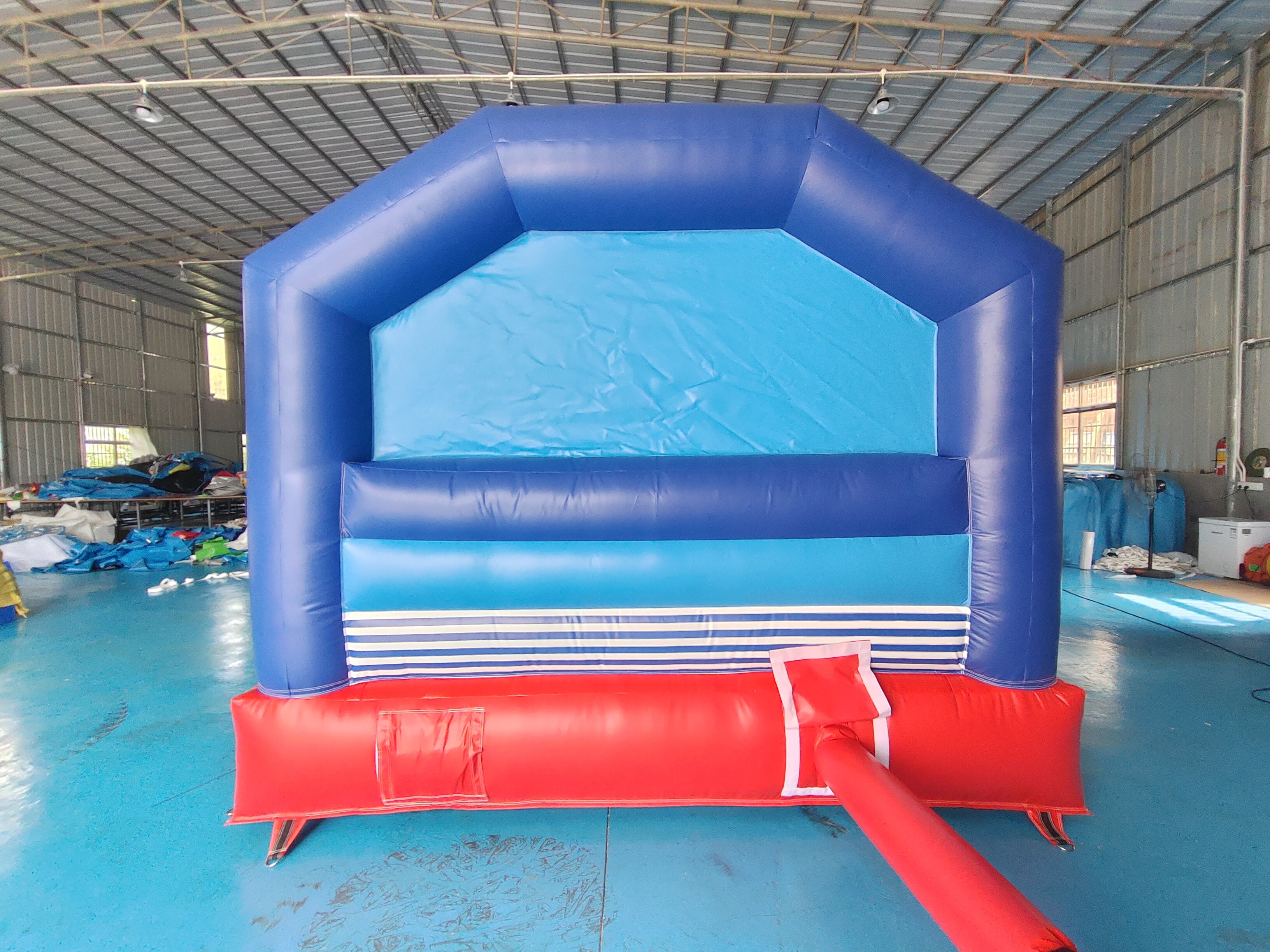 Fireproof 0.55mm Inflatable Jumping Castle Bouncer Combo With Slide Spiderman