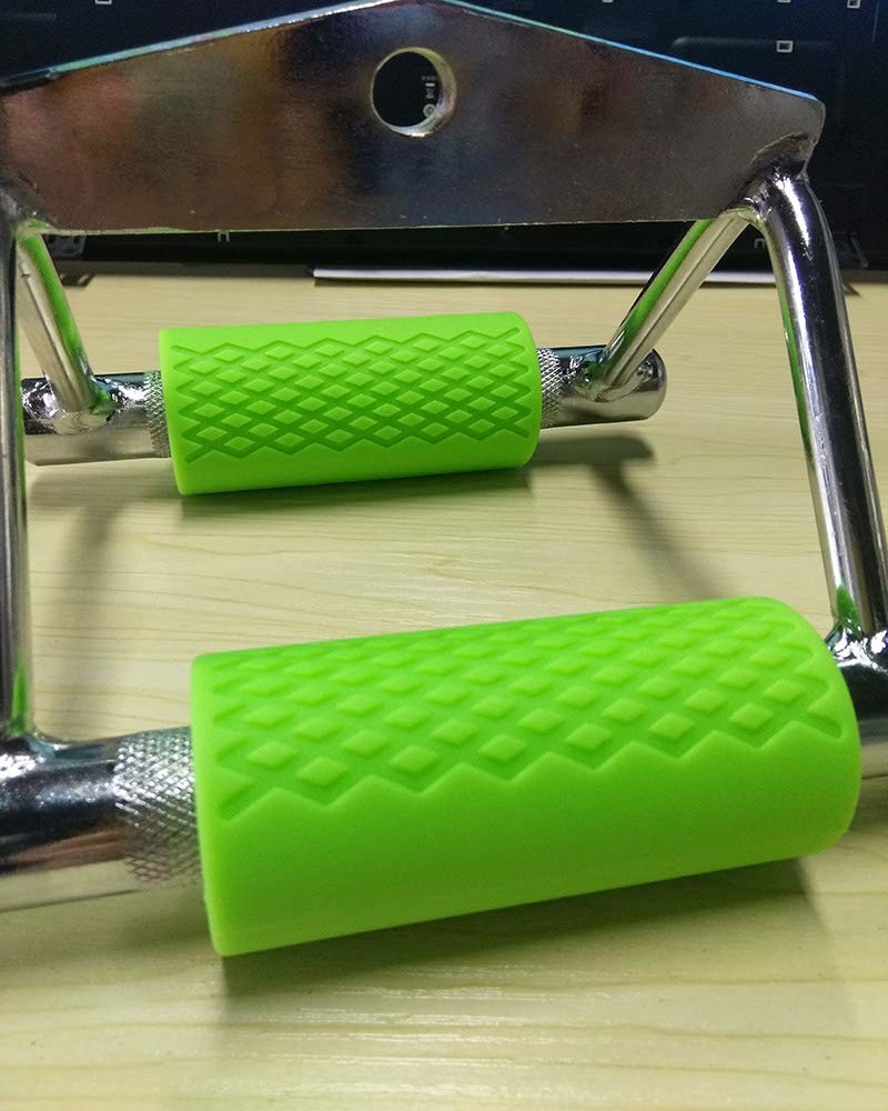 Soft Silicone Barbell Grips Fit Standard Barbell Dumbell Handles Bar Grips For Weightlifting