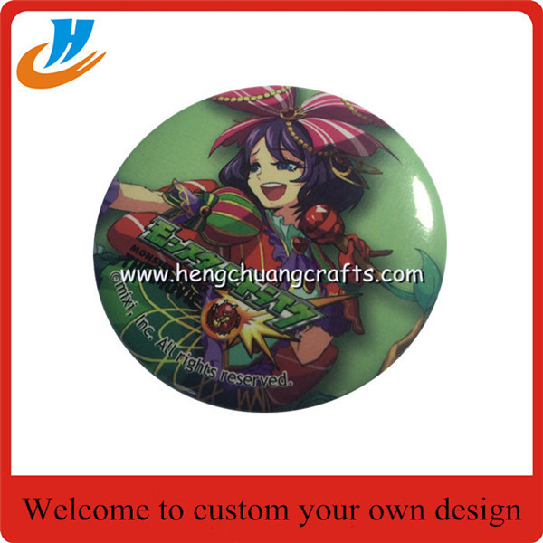 Metal tin badge,custom button pin badge,cartoon tin button badge for sell