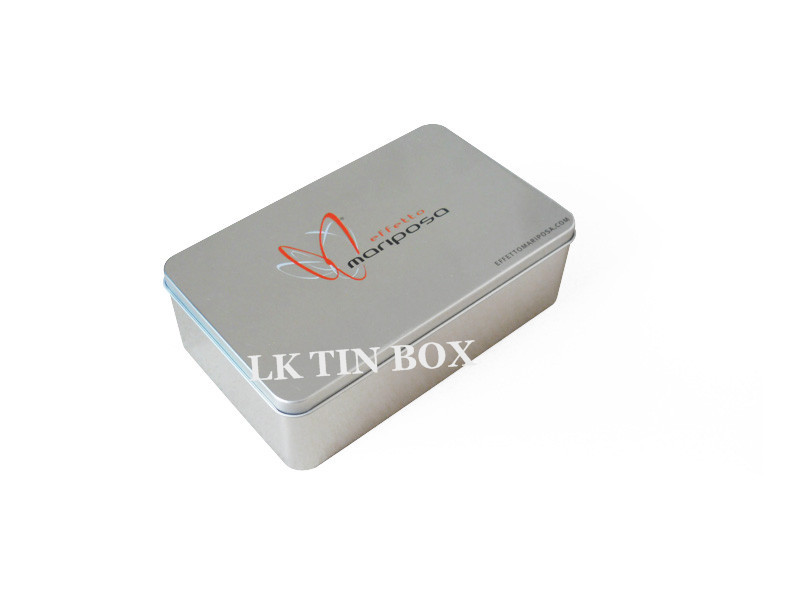 Large Hinged Rectangular Tin Box Cake Biscuit Chocolate Cookies Tin Box