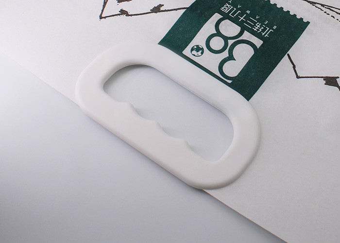 Detachable Type Plastic Heavy Holder Bag Handles Enclose On Gift Bags / Shopping Bags