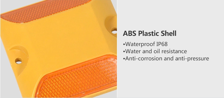 G105 Solar Plastic Reflectors for Road Safety and Traffic Marking ROHS Certified