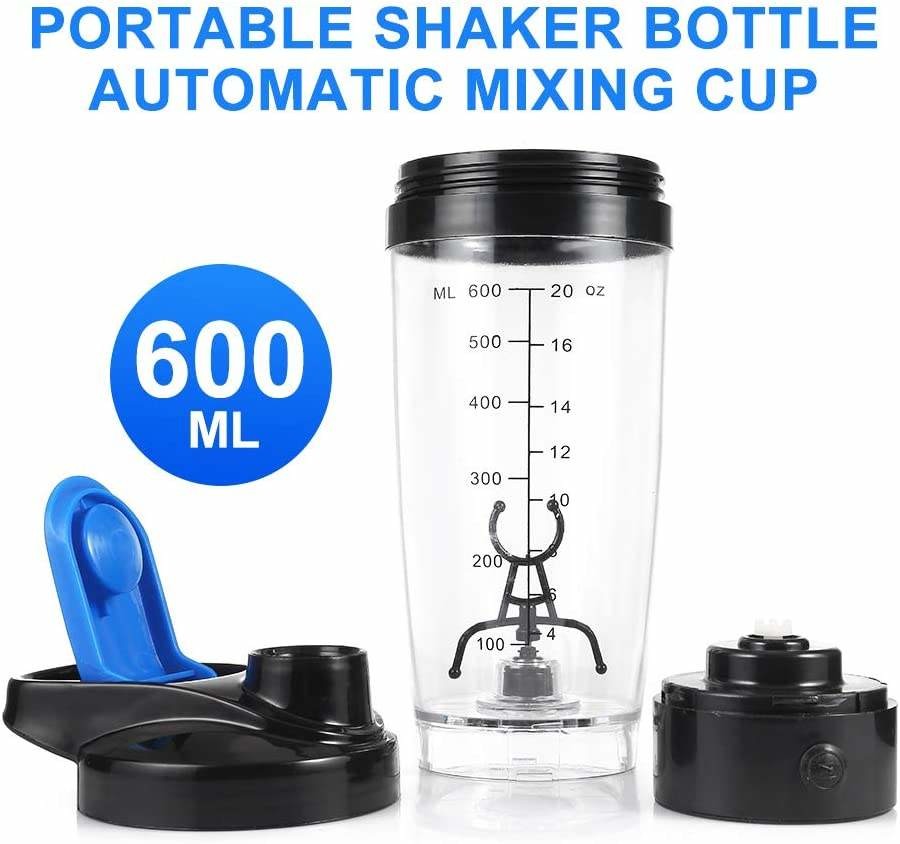 Wholesale 600ML Electric Protein Mixer Shaker Bottle Portable Mini Juicer Plastic Self Stirring Coffee Mug Eco Friendly