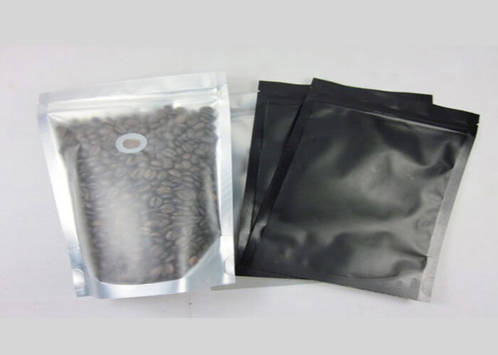 Biodegradable Plastic Pouch Packaging / Stand Up Barrier Pouches Zipper Top