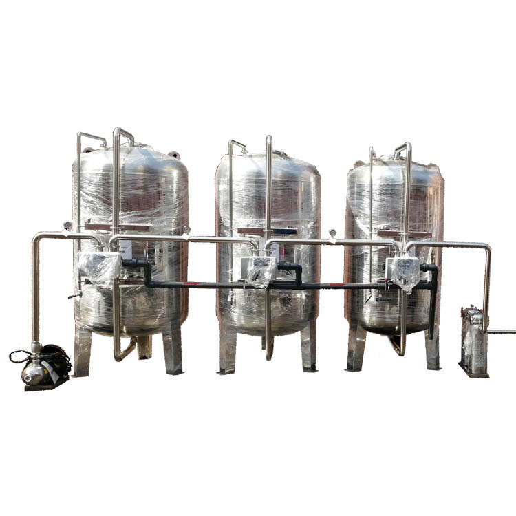 Automatic GAC Filter Water Treatment Plant Multiapplication With PLC Control