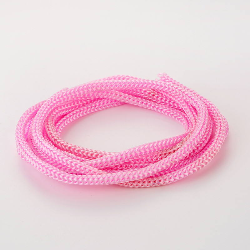 Pink DIY 3mm Polypropylene Rope Purple Double Braided Polypropylene Rope