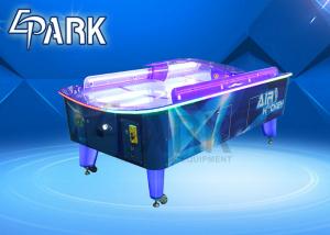 Buy cheap Curved Coin Operated Air Hockey Table With Fiber Glass And Plastic Cement Material product