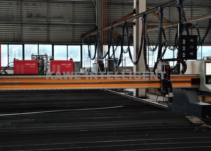 Steel Gantry Type CNC Plasma Cutting Machine 12000mm/min For Steel Plate