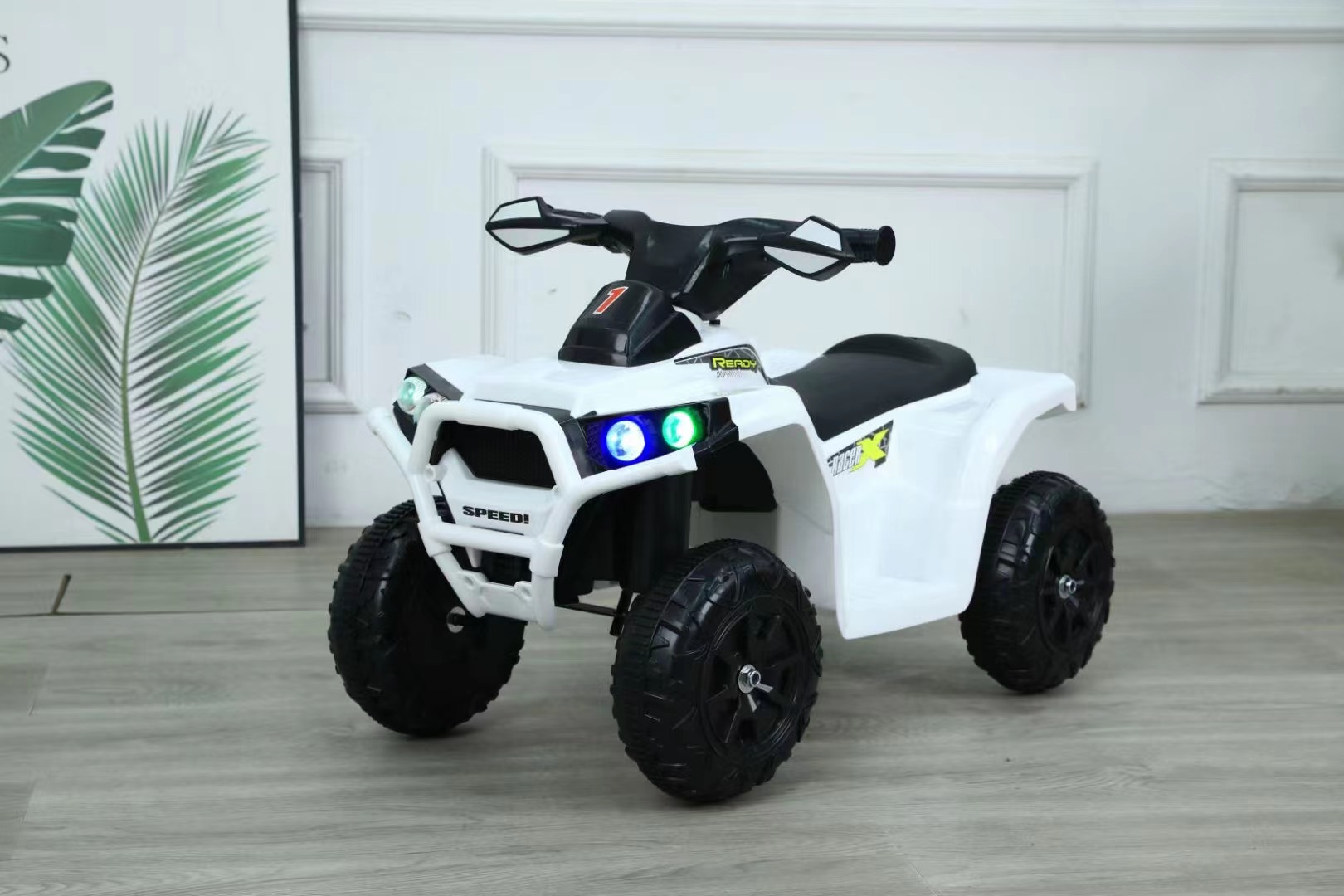Age Range 2 to 4 Years Plastic Ride On 6V Electric Car Toys with Lighting and Music