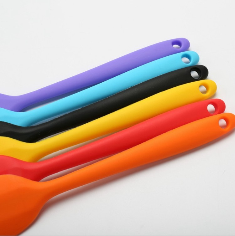 Food Grade Butter Spreader Set Of 4 , High Temperature Silicone Spatula Set
