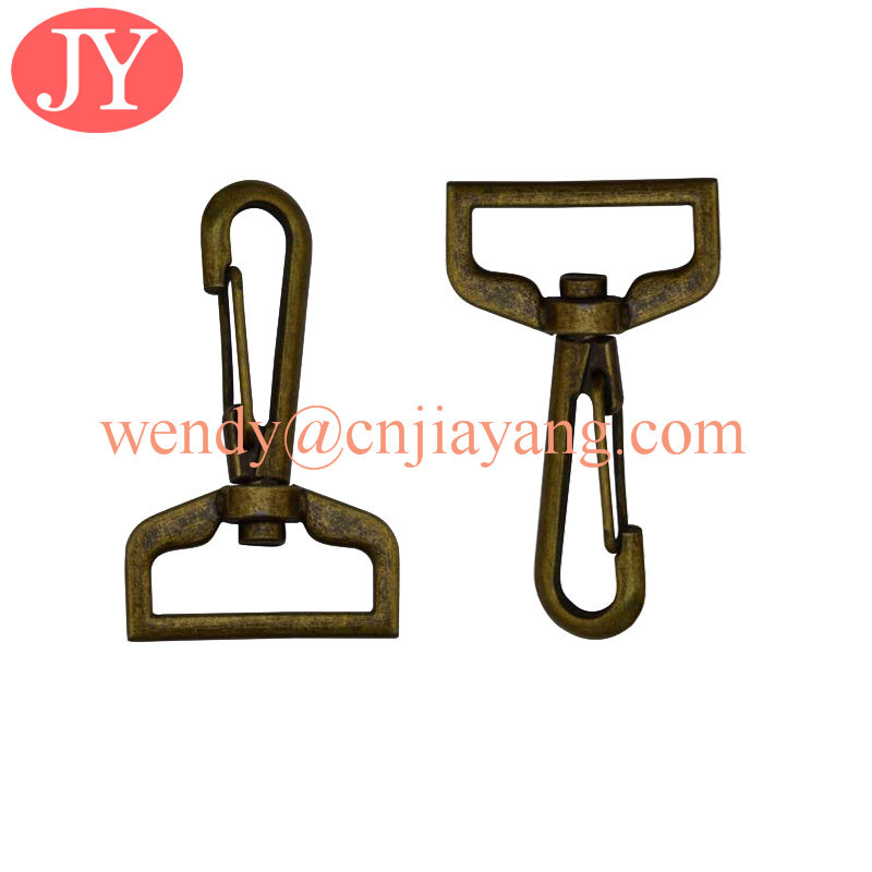 custom fashion handbag bag metal fitting, spring snap hook