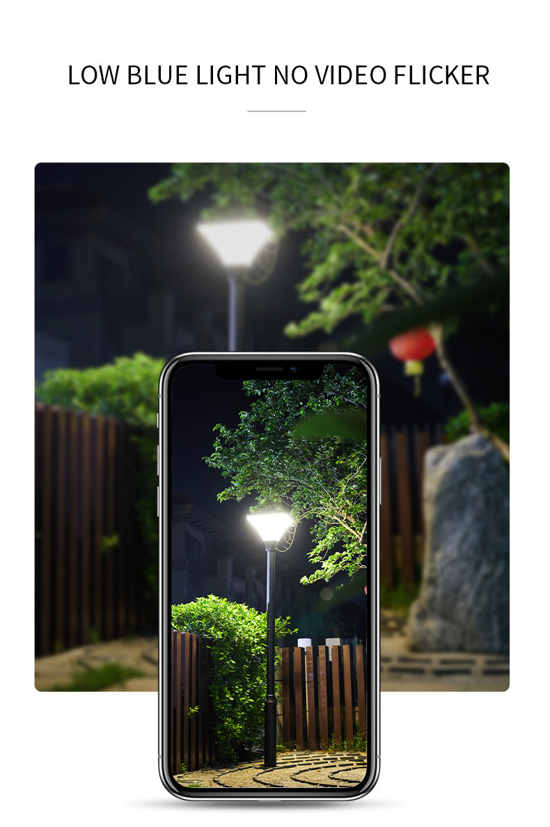50w Outdoor LED Garden Pole Lights Bulbs Courtyard Ip65 550x550mm